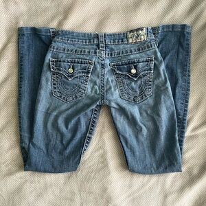 🪩True Religion Low Rise Y2K Rhinestone Jeans🪩